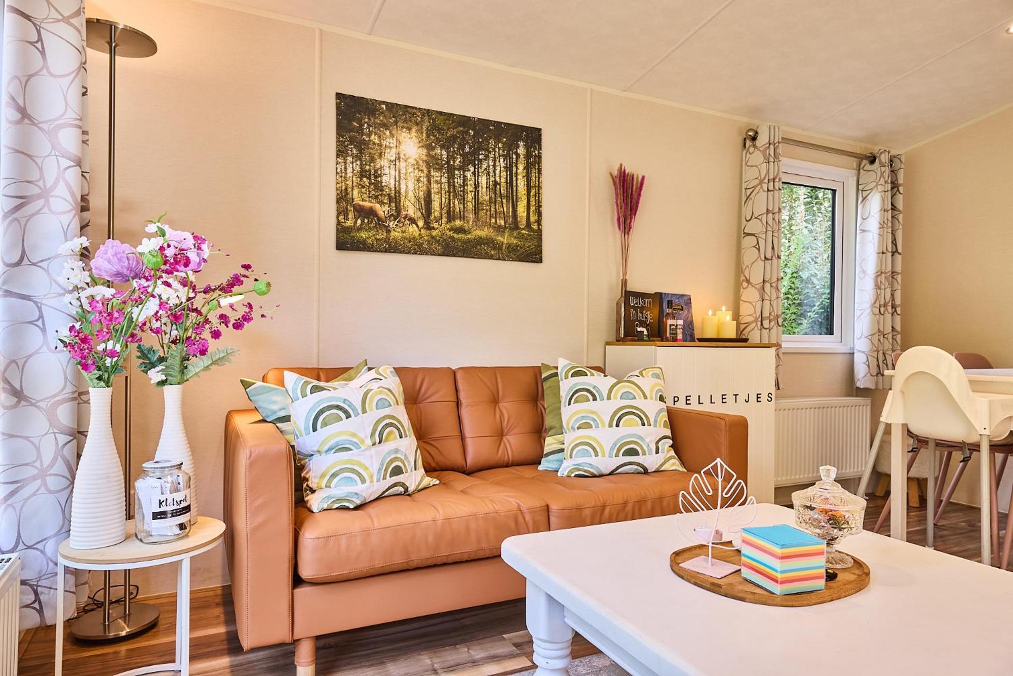 Chalet Huisje Bella Op De Veluwe Max 2 Volwassene 贝克贝亨 外观 照片