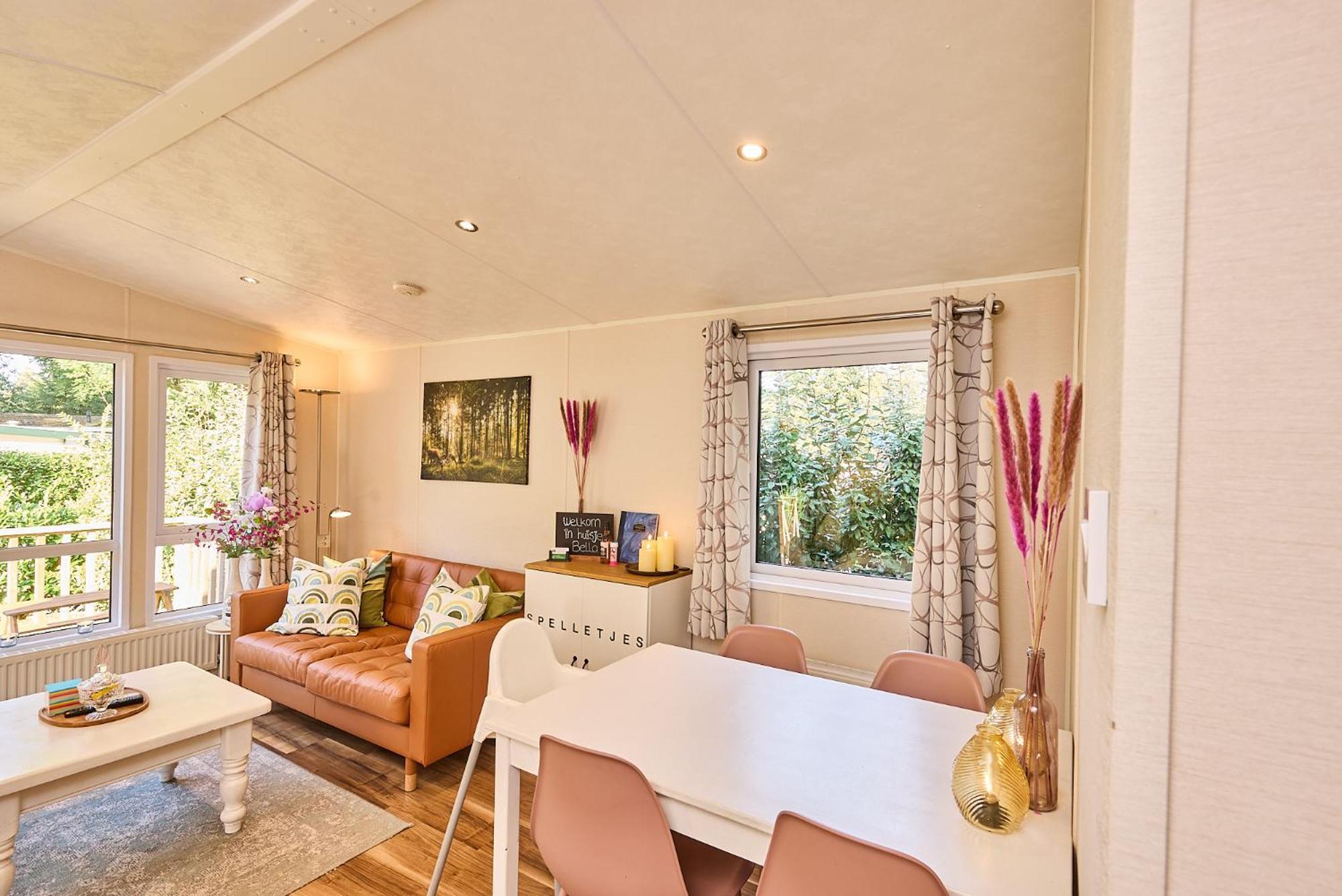 Chalet Huisje Bella Op De Veluwe Max 2 Volwassene 贝克贝亨 外观 照片