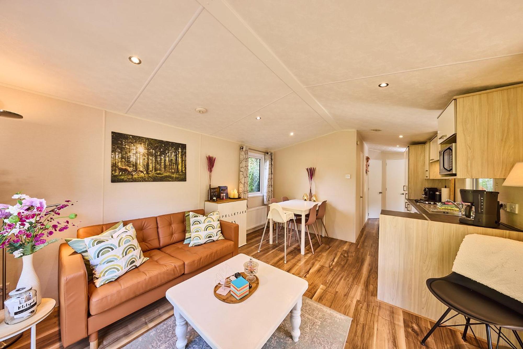 Chalet Huisje Bella Op De Veluwe Max 2 Volwassene 贝克贝亨 外观 照片
